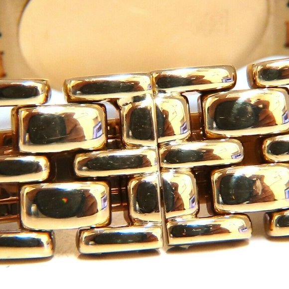 Cyma ladies gold diamond watch 14 karat main image 7